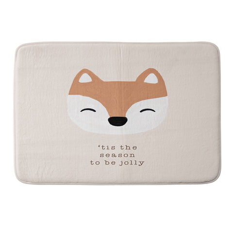 Orara Studio Tis The Season To Be Jolly Memory Foam Bath Mat