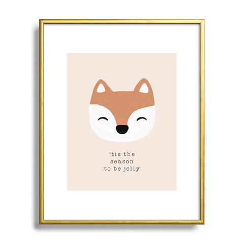 Orara Studio Tis The Season To Be Jolly Metal Framed Art Print