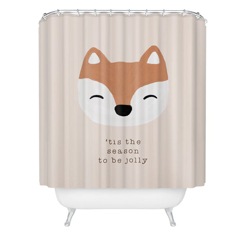 Orara Studio Tis The Season To Be Jolly Shower Curtain