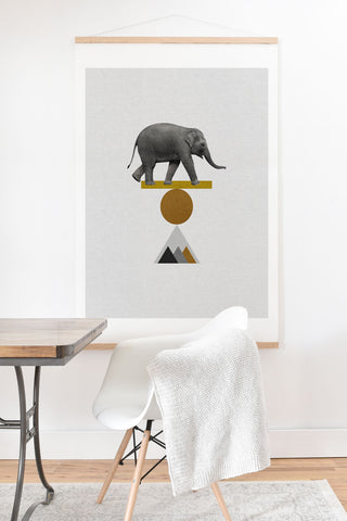Orara Studio Tribal Elephant Art Print And Hanger