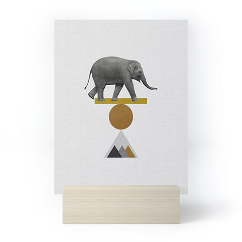 Orara Studio Tribal Elephant Mini Art Print