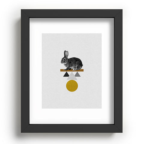 Orara Studio Tribal Rabbit Recessed Framing Rectangle