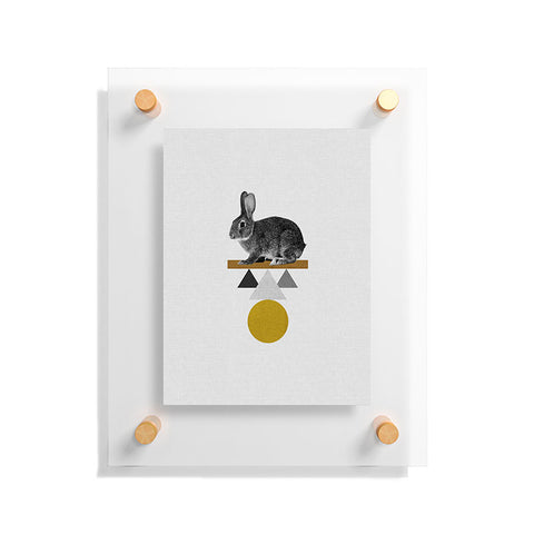 Orara Studio Tribal Rabbit Floating Acrylic Print