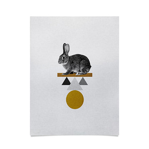 Orara Studio Tribal Rabbit Poster