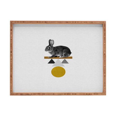 Orara Studio Tribal Rabbit Rectangular Tray