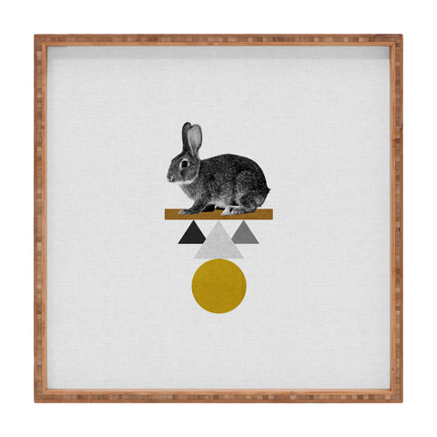 Orara Studio Tribal Rabbit Square Tray