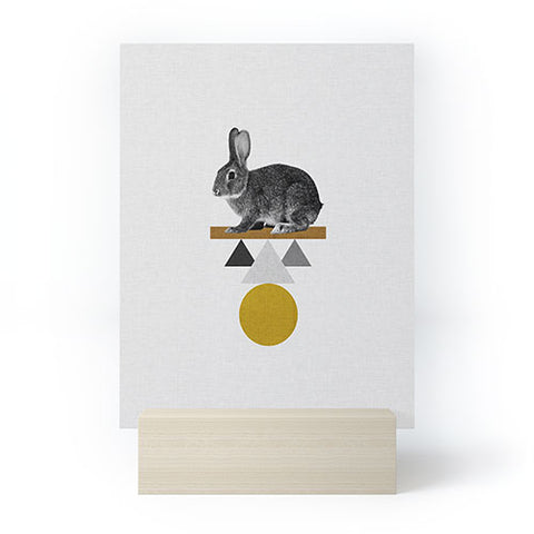 Orara Studio Tribal Rabbit Mini Art Print