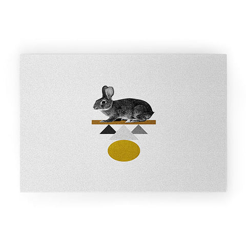 Orara Studio Tribal Rabbit Welcome Mat
