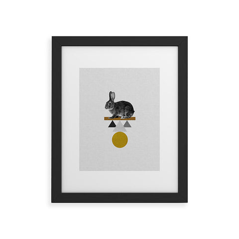 Orara Studio Tribal Rabbit Framed Art Print