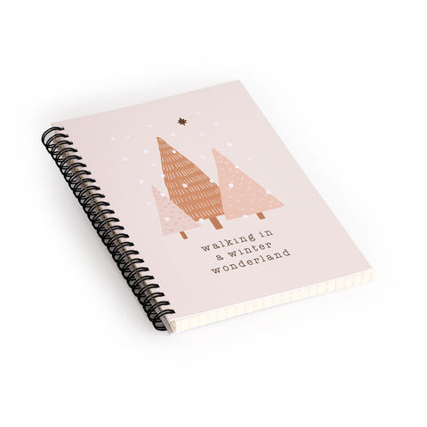 Orara Studio Walking In A Winter Wonderland Spiral Notebook