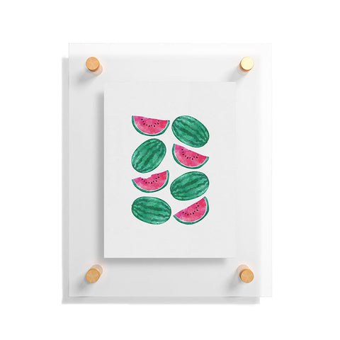 Orara Studio Watermelon Crowd Floating Acrylic Print