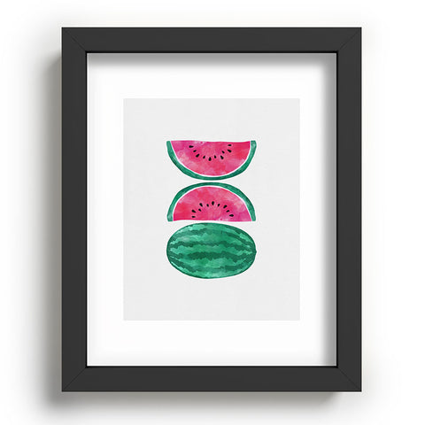 Orara Studio Watermelon Tropical Fruit Recessed Framing Rectangle