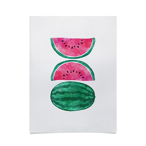 Orara Studio Watermelon Tropical Fruit Poster