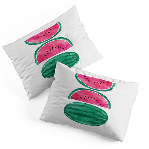 Orara Studio Watermelon Tropical Fruit Pillow Shams