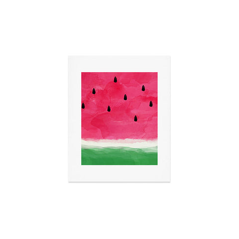 Orara Studio Watermelon Watercolor Art Print