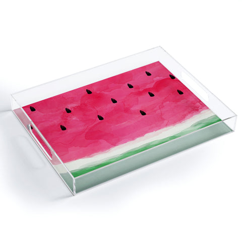 Orara Studio Watermelon Watercolor Acrylic Tray
