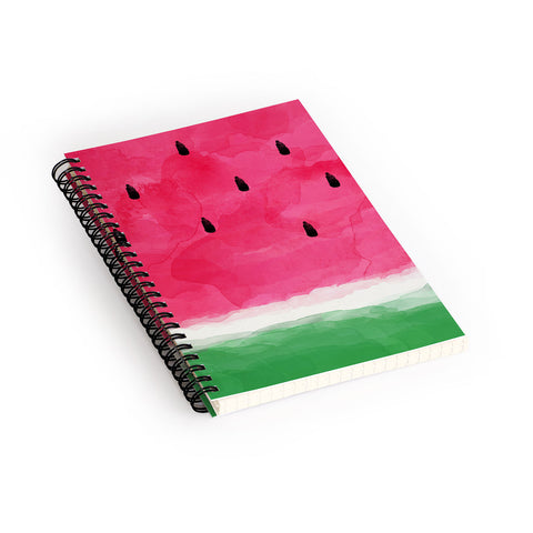 Orara Studio Watermelon Watercolor Spiral Notebook