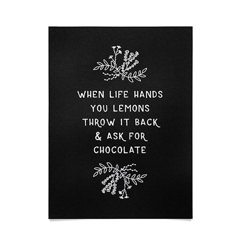 Orara Studio When Life Gives You Lemons Poster