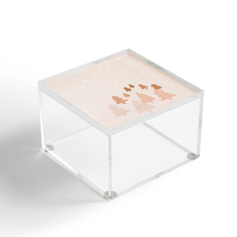 Orara Studio Winter Forest Landscape Acrylic Box