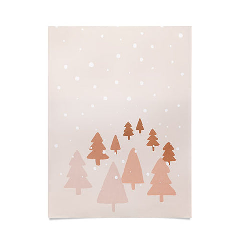 Orara Studio Winter Forest Landscape Poster