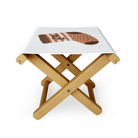 Orara Studio Xmas Stocking Folding Stool
