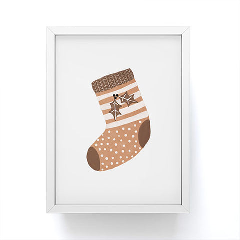 Orara Studio Xmas Stocking Framed Mini Art Print