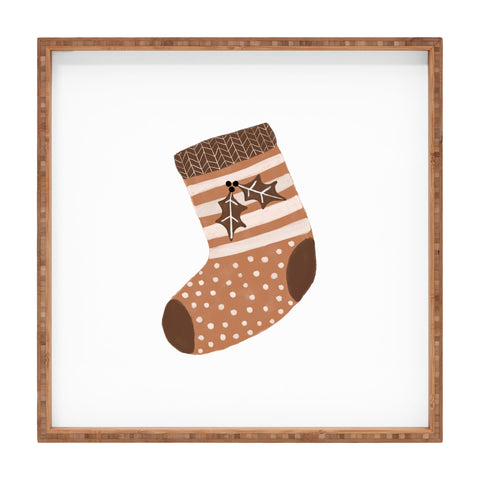 Orara Studio Xmas Stocking Square Tray