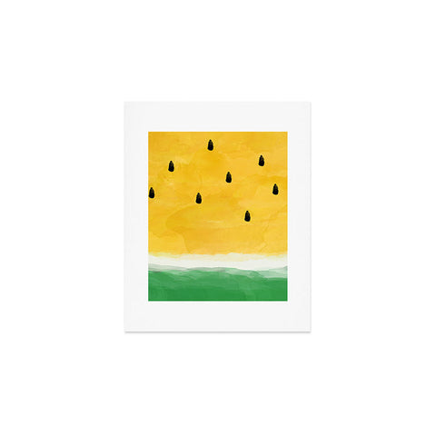 Orara Studio Yellow Watermelon Painting Art Print
