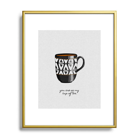 Orara Studio You Are So My Cup Of Tea Metal Framed Art Print