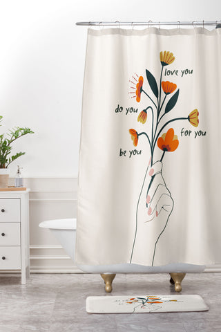 Oris Eddu Be You I Shower Curtain And Mat