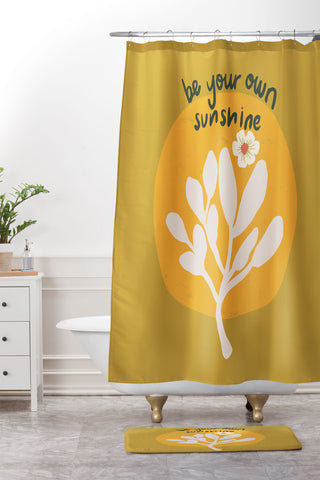 Oris Eddu Be Your Own Sunshine Shower Curtain And Mat
