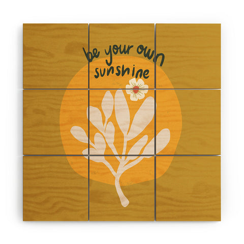 Oris Eddu Be Your Own Sunshine Wood Wall Mural