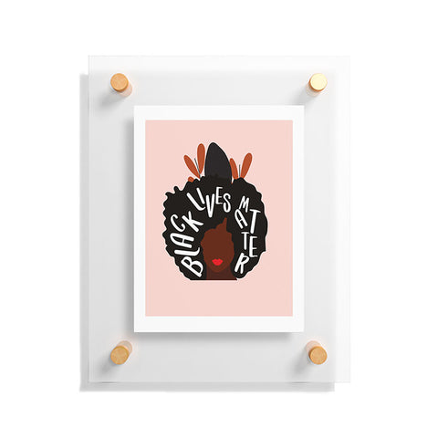 Oris Eddu Black Lives Matter Floating Acrylic Print