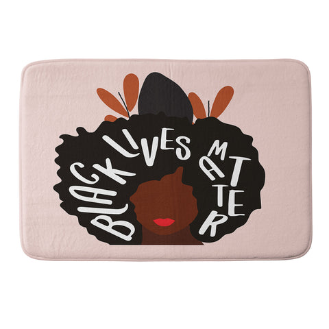 Oris Eddu Black Lives Matter Memory Foam Bath Mat