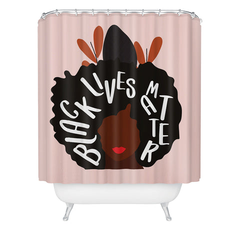 Oris Eddu Black Lives Matter Shower Curtain