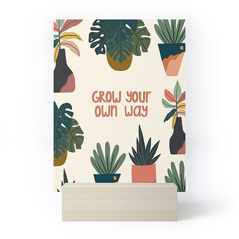 Oris Eddu Grow your own way Mini Art Print