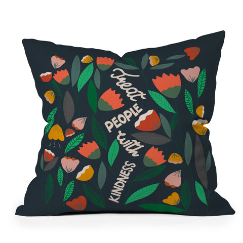 Oris Eddu Kindness Throw Pillow
