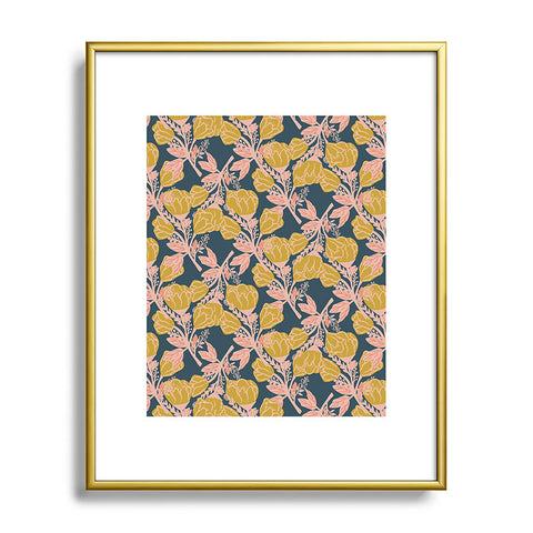 Oris Eddu Magnolia Bloom Metal Framed Art Print