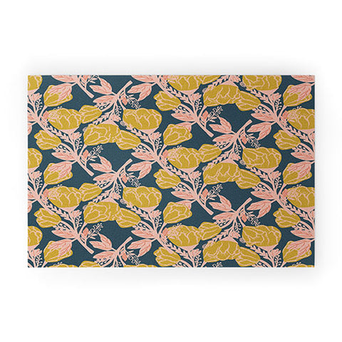 Oris Eddu Magnolia Bloom Welcome Mat