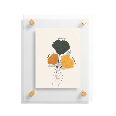 Oris Eddu Make Yourself a Priority Floating Acrylic Print