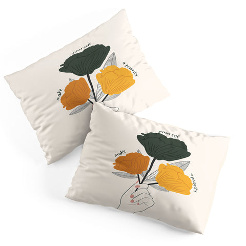 Oris Eddu Make Yourself a Priority Pillow Shams