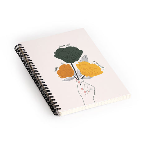 Oris Eddu Make Yourself a Priority Spiral Notebook