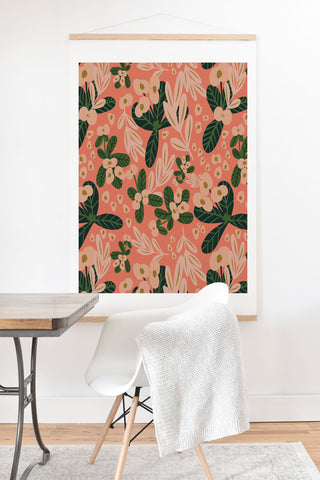 Oris Eddu Poppy Pine pink Art Print And Hanger