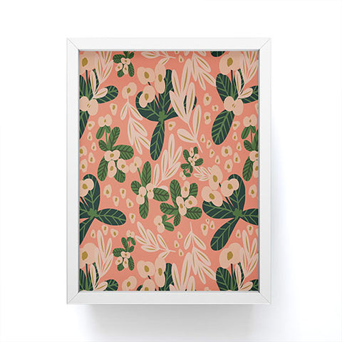 Oris Eddu Poppy Pine pink Framed Mini Art Print