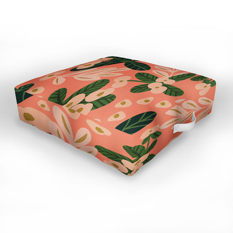 Oris Eddu Poppy Pine pink Outdoor Floor Cushion