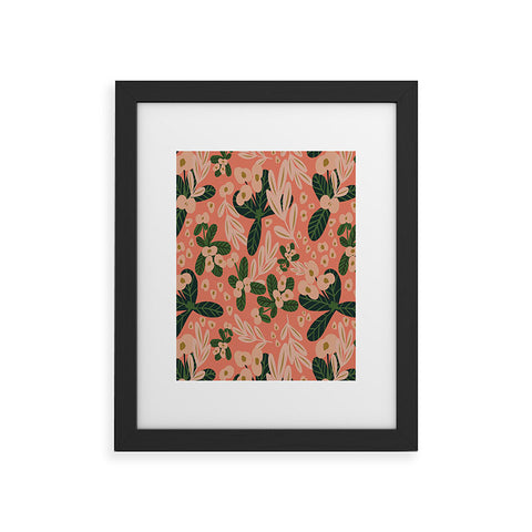 Oris Eddu Poppy Pine pink Framed Art Print