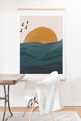 Oris Eddu Smooth Wave Art Print And Hanger