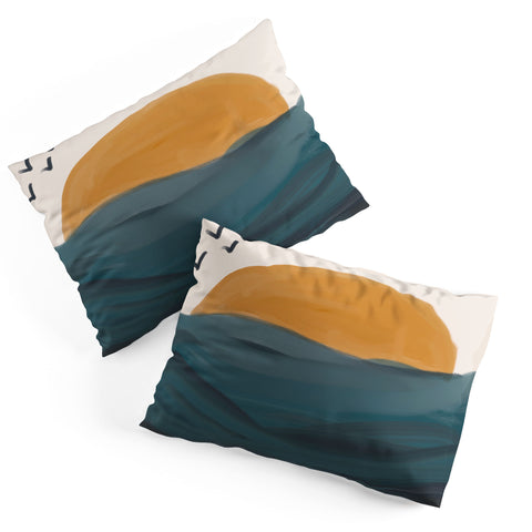 Oris Eddu Smooth Wave Pillow Shams