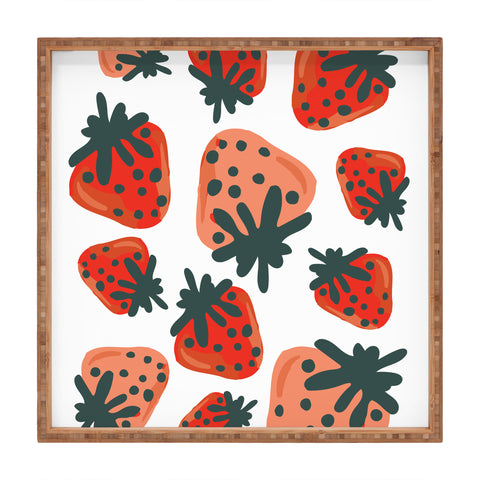 Oris Eddu Strawberry Lush II Square Tray