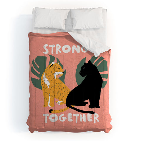 Oris Eddu Stronger Together Pink Comforter